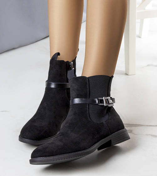 Černá zateplená klasika boty Odila 