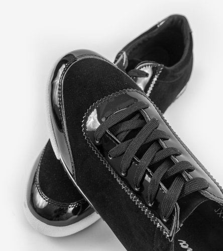 Černé elegantní pánské boty JX-22